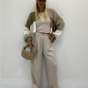 cardigan corto senza bottoni colourfull